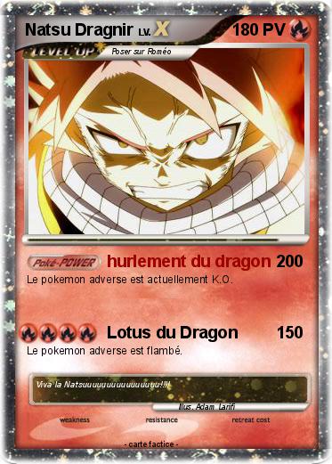 Pokemon Natsu Dragnir