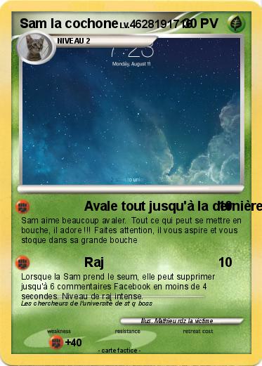 Pokemon Sam la cochone