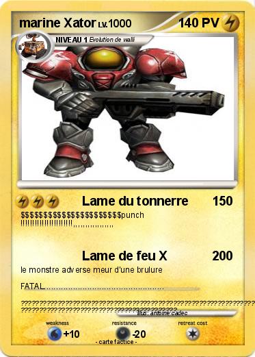 Pokemon marine Xator