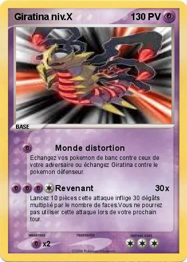 Pokemon Giratina niv.X