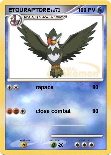 Pokemon ETOURAPTORE