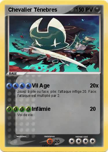 Pokemon Chevalier Ténebres
