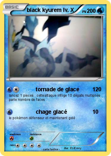 Pokemon black kyurem lv. X