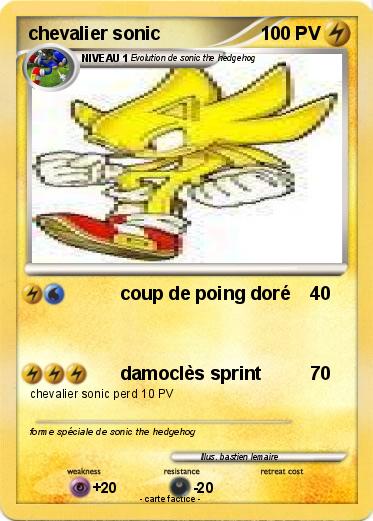 Pokemon chevalier sonic