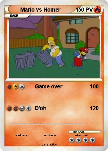 Pokemon Mario vs Homer