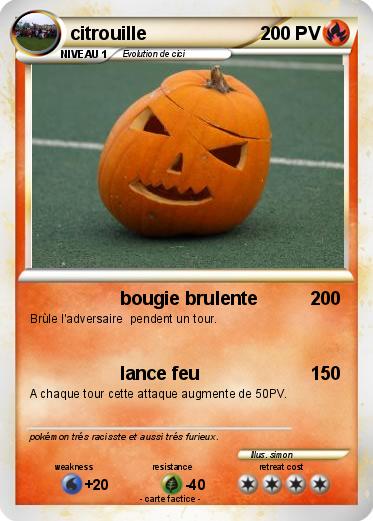 Pokemon citrouille