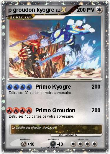 Pokemon p groudon kyogre