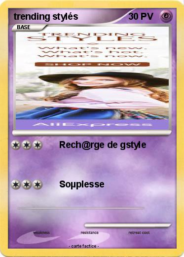 Pokemon trending stylés