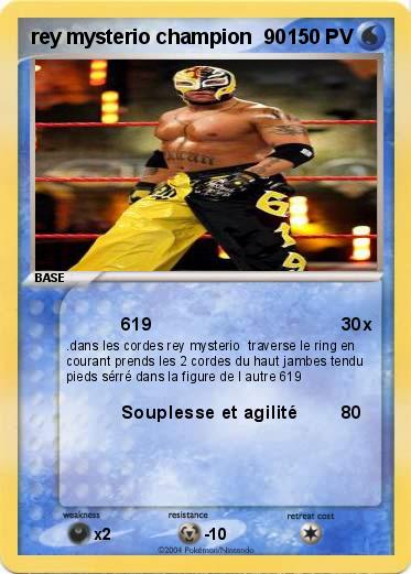 Pokemon rey mysterio champion  90