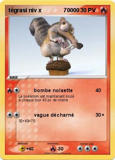 Pokemon tégrasi niv x              70000                                               