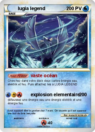 Pokemon lugia legend