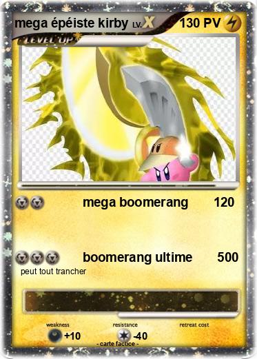 Pokemon mega épéiste kirby
