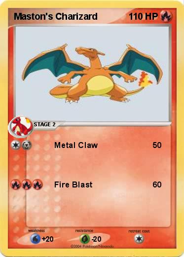 Pokemon Maston's Charizard