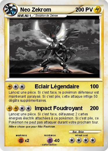 Pokemon Neo Zekrom