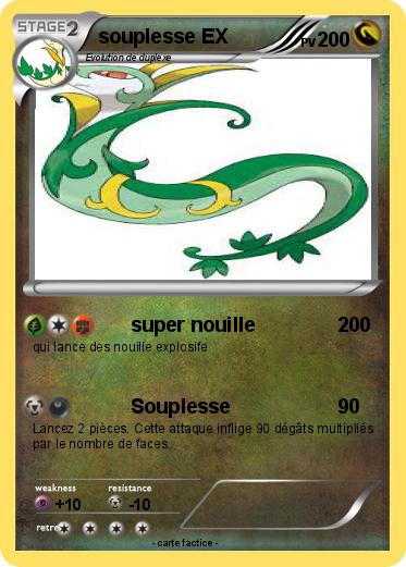 Pokemon souplesse EX