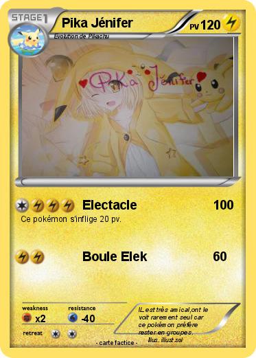 Pokemon Pika Jénifer