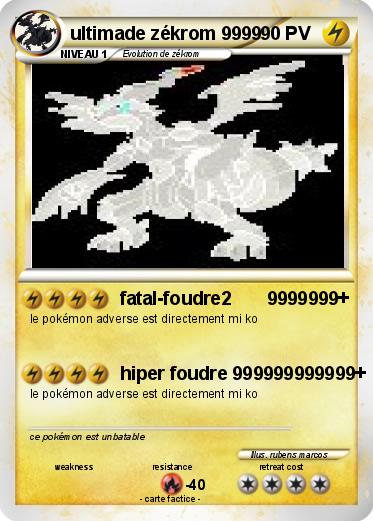 Pokemon ultimade zékrom 9999