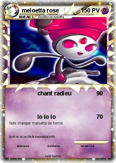 Pokemon meloetta rose