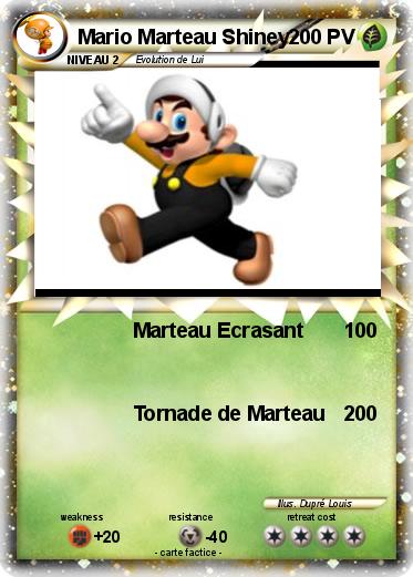 Pokemon Mario Marteau Shiney