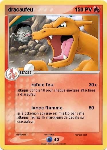 Pokemon dracaufeu 