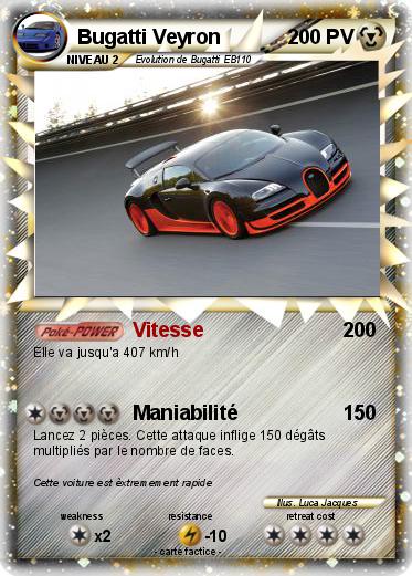 Pokemon Bugatti Veyron