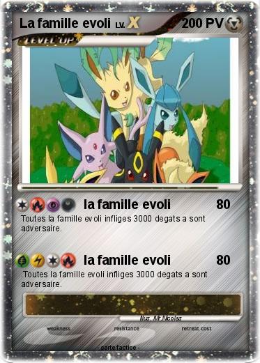 Pokemon La famille evoli