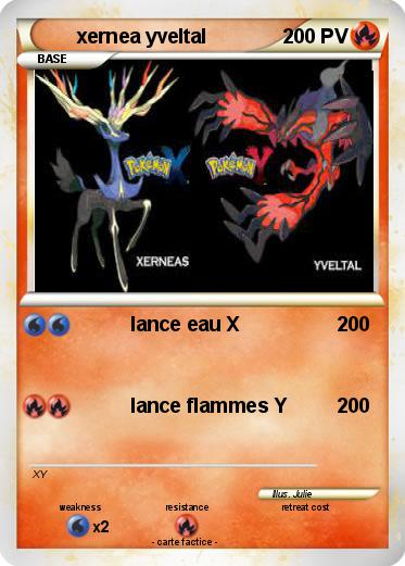 Pokemon xernea yveltal
