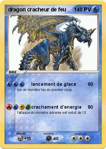Pokemon dragon cracheur de feu