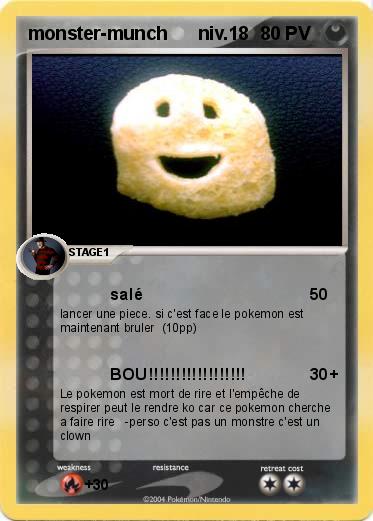 Pokemon monster-munch      niv.18