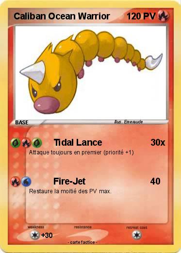 Pokemon Caliban Ocean Warrior