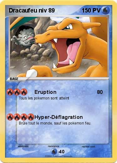 Pokemon Dracaufeu niv 89 