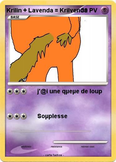 Pokemon Krilin + Lavenda = Krilvenda