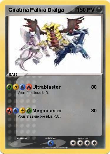 Pokemon Giratina Palkia Dialga