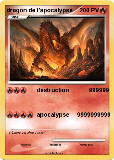 Pokemon dragon de l'apocalypse