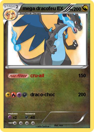 Pokemon mega dracofeu EX