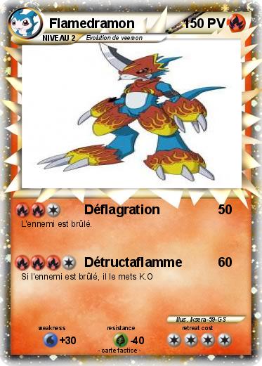 Pokemon Flamedramon