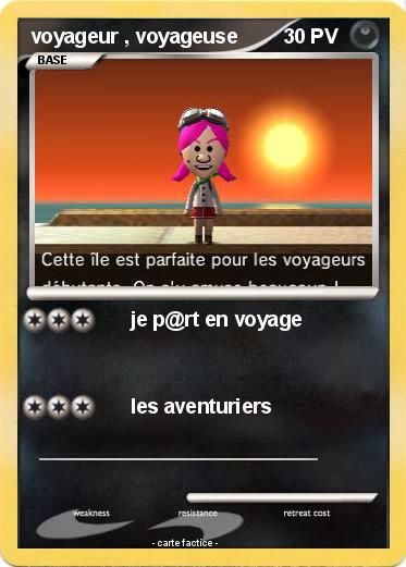 Pokemon voyageur , voyageuse