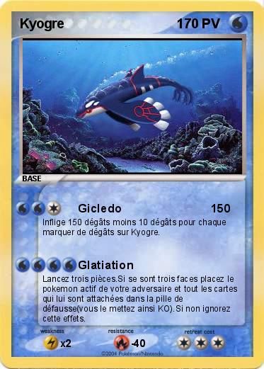 Pokemon Kyogre                               1