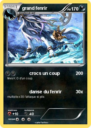 Pokemon grand fenrir