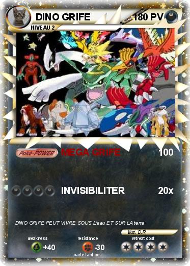 Pokemon DINO GRIFE