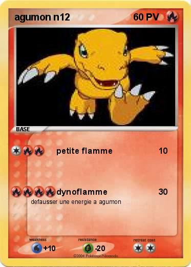 Pokemon agumon n12
