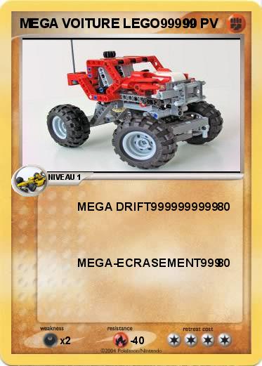Pokemon MEGA VOITURE LEGO99999