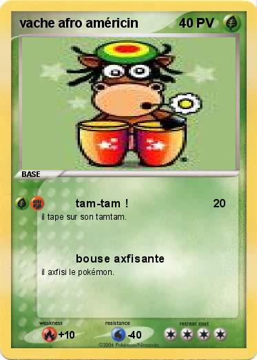 Pokemon vache afro américin