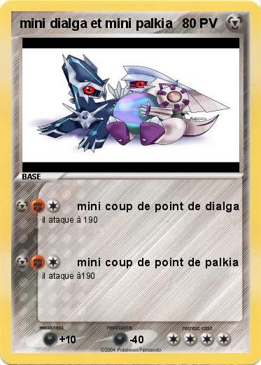 Pokemon mini dialga et mini palkia