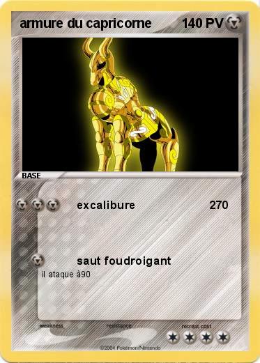 Pokemon armure du capricorne 