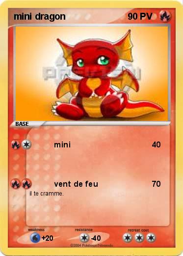 Pokemon mini dragon