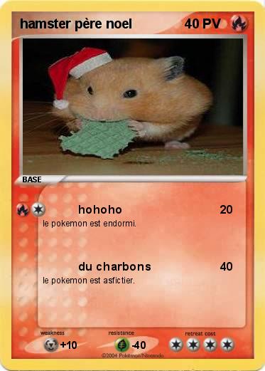 Pokemon hamster père noel
