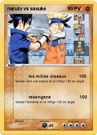 Pokemon naruto vs sasuke