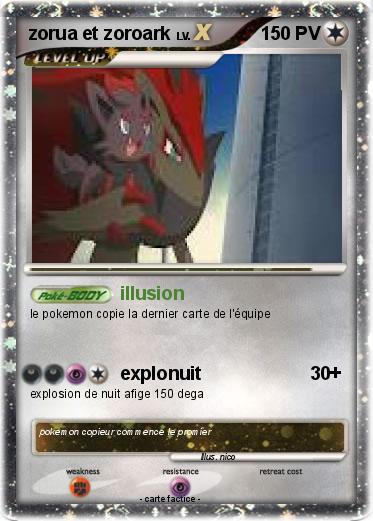 Pokemon zorua et zoroark