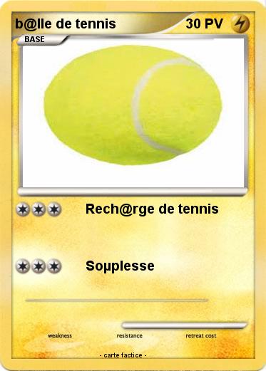Pokemon b@lle de tennis